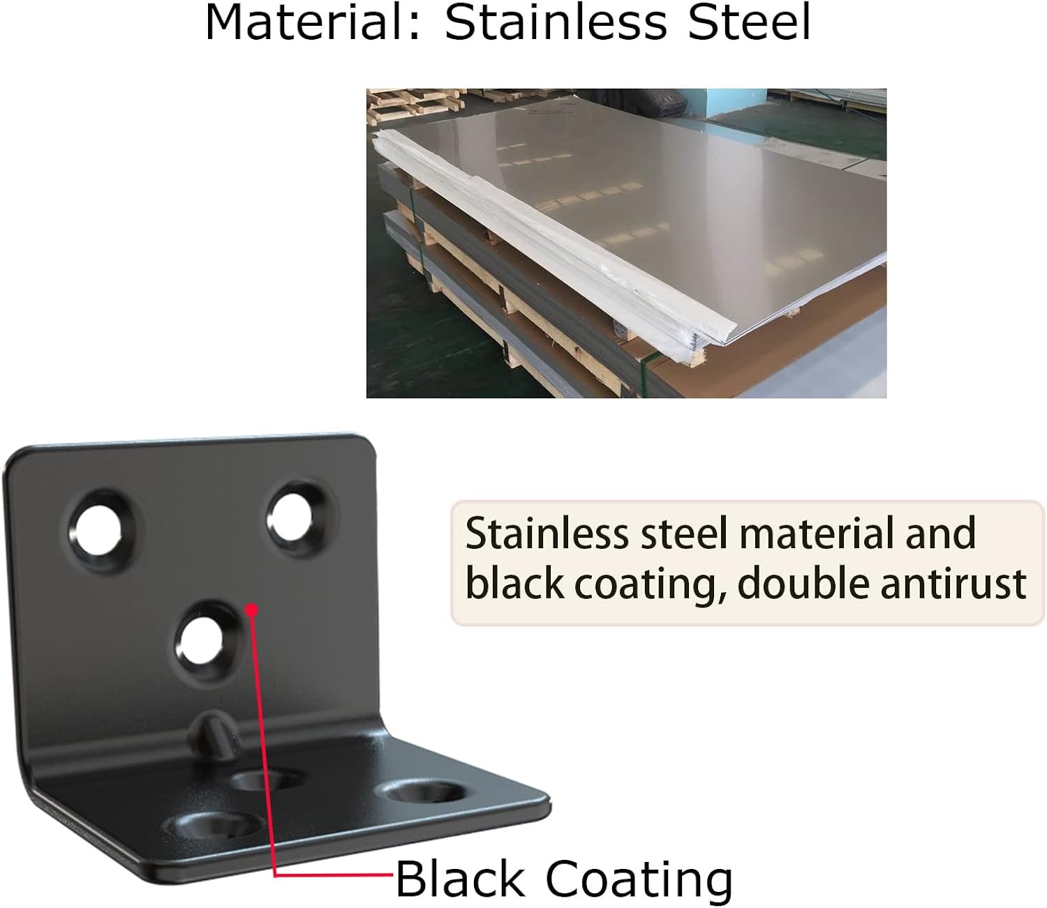 includes matching screws (96 pcs with the 16-pack) so no extra hardware purchase is needed