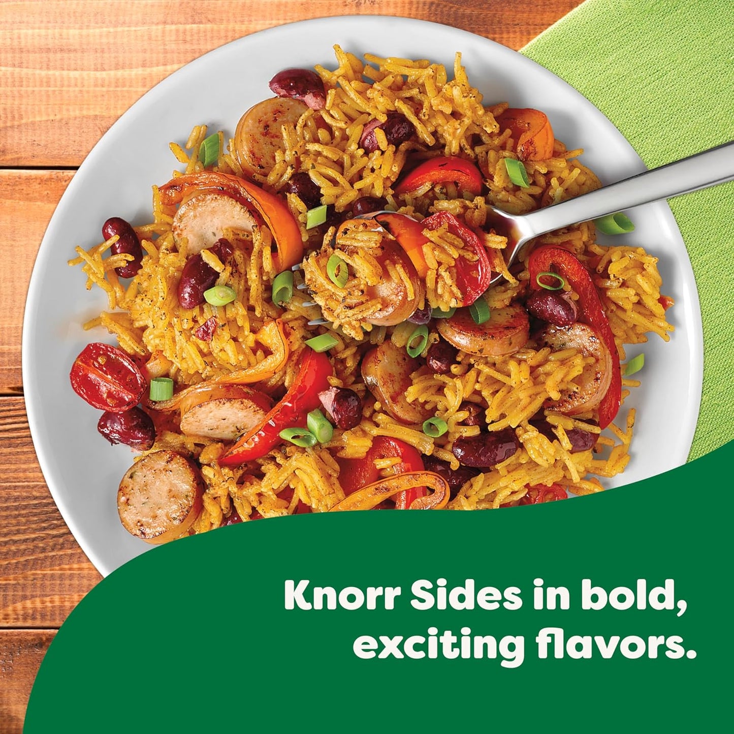 includes real red bell peppers and a spice blend with chili powder, garlic, and onion