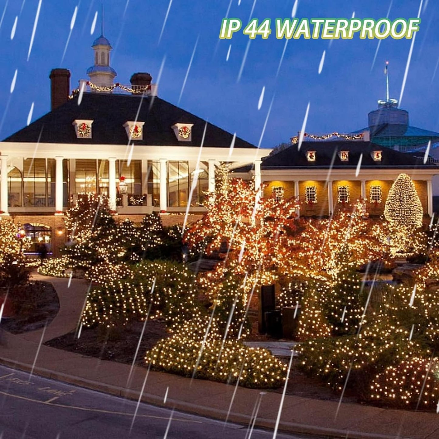 includes storage reel to prevent tangling between seasons; 29w energy-efficient led with no overheating