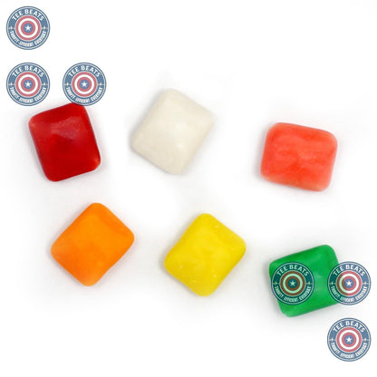 individual piece dimensions calibrated for vending and gumball machine dispensing