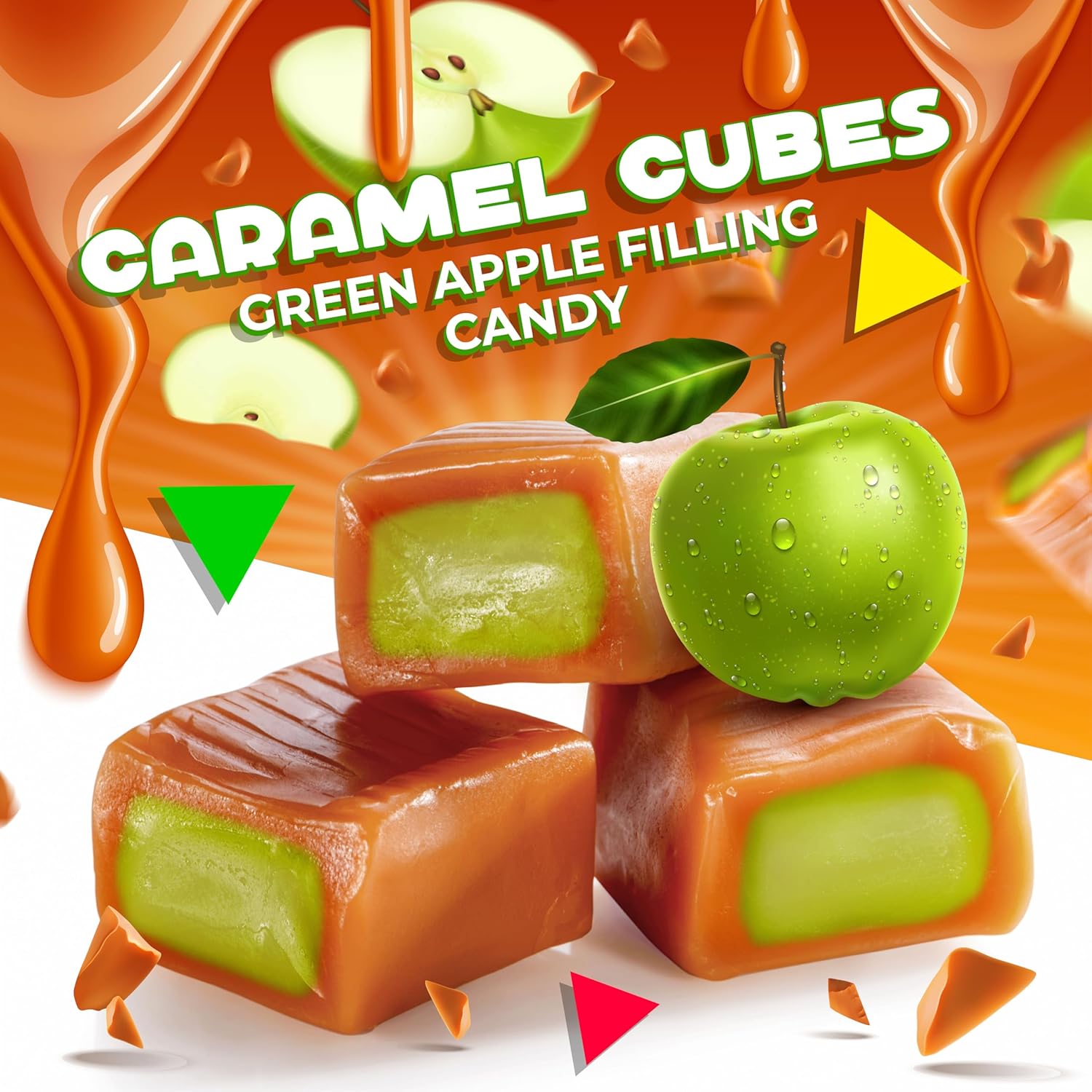 individually foil-style wrapping for freshness and mess-free handling