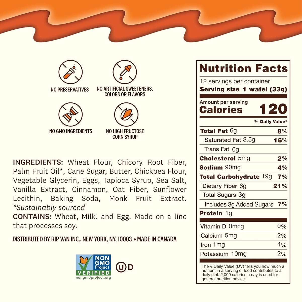 individually wrapped 1.16-ounce wafers in chewy dutch-style stroopwafel form