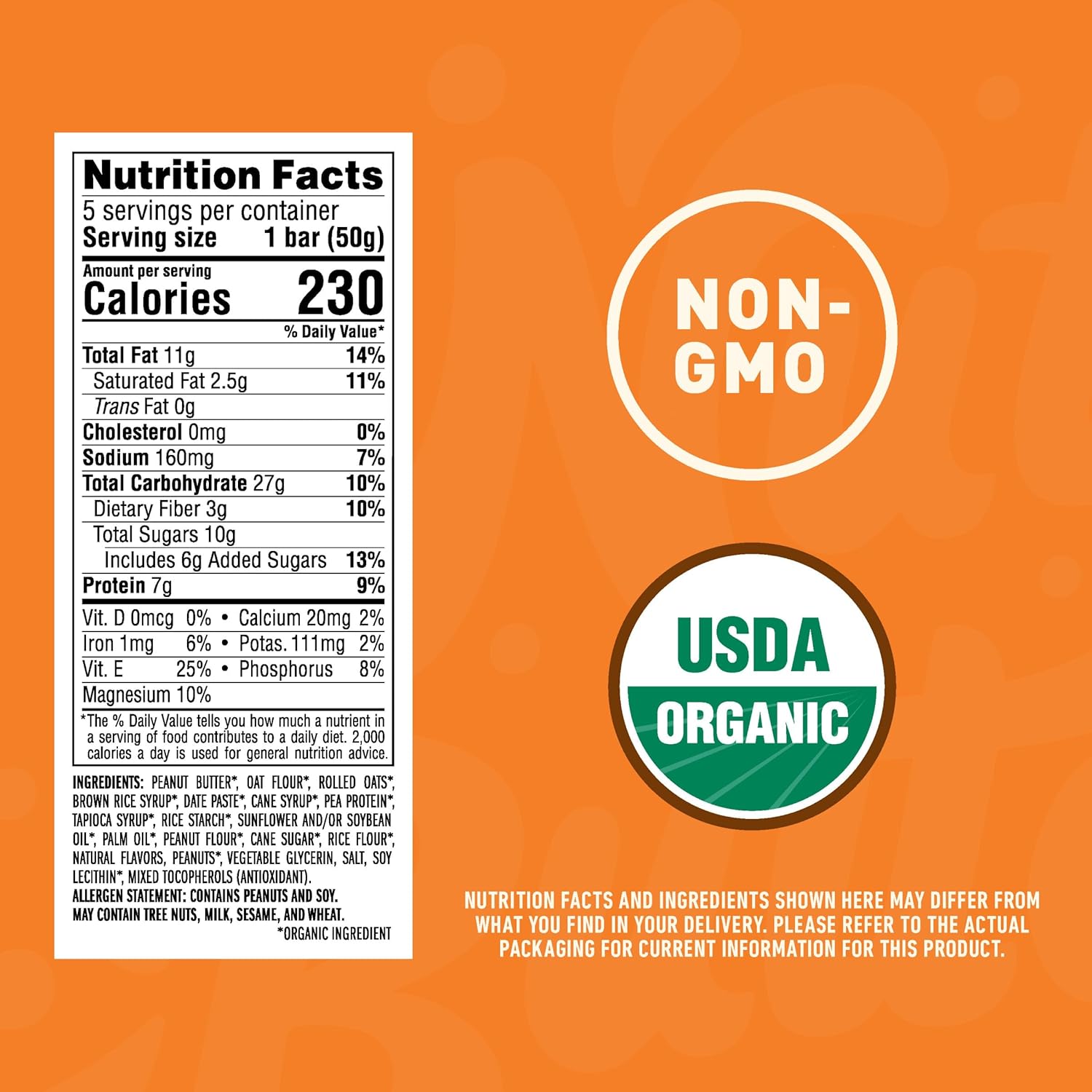 individually wrapped 1.76 oz bars sold in a 5-pack