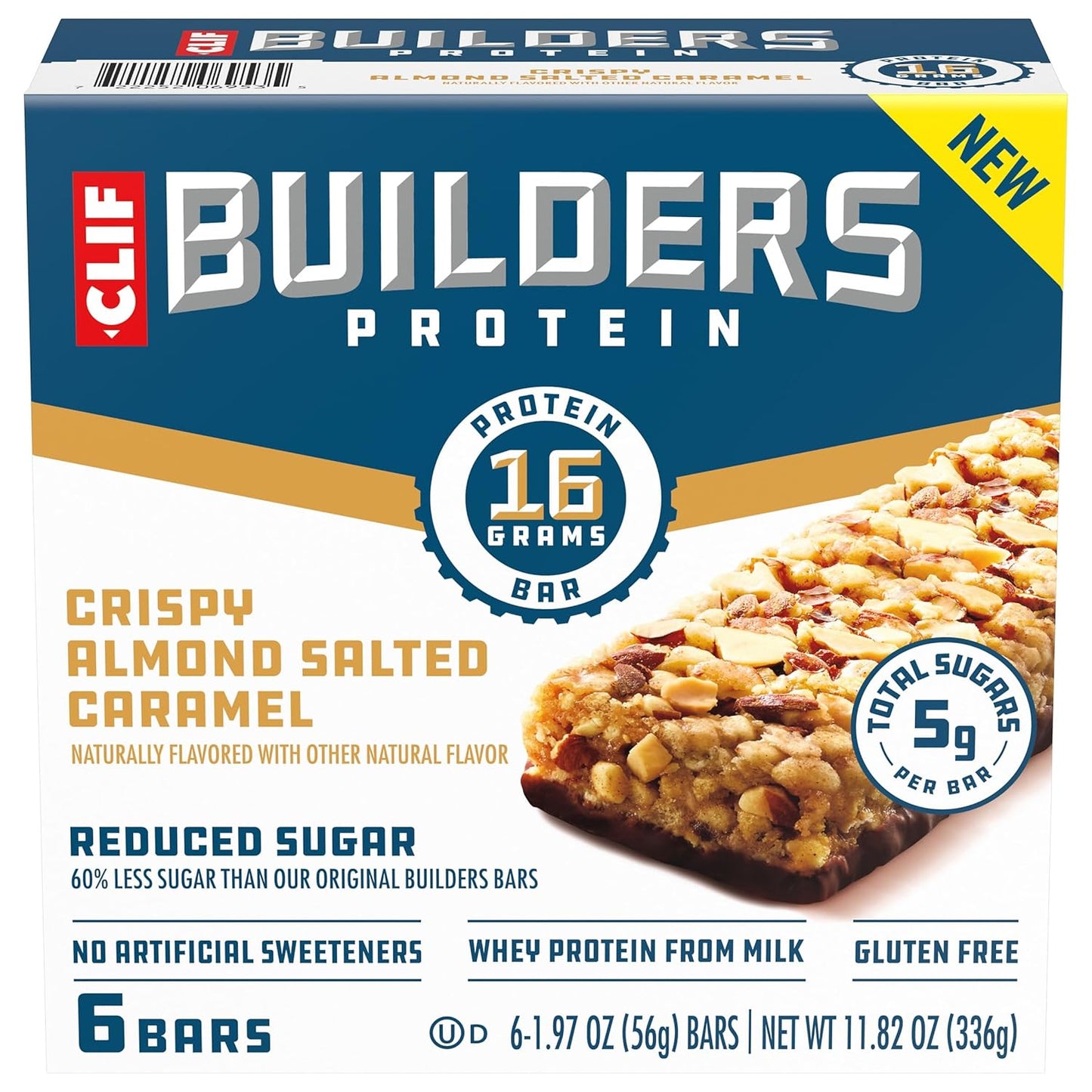 individually wrapped 1.97 oz bars sold in 6-pack
