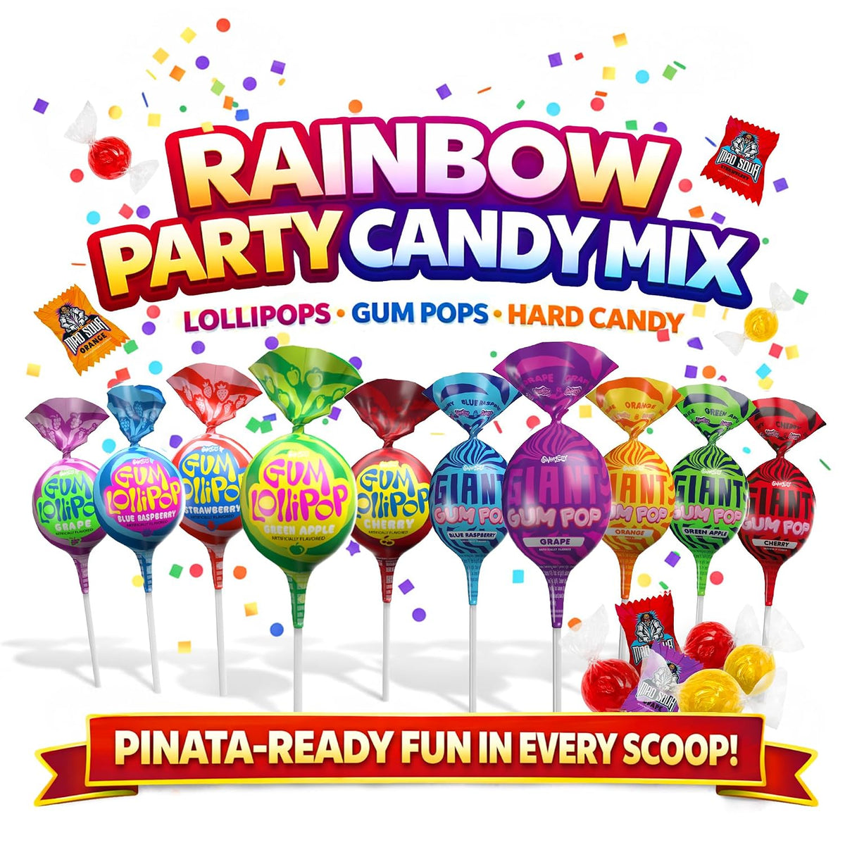 Candy Variety Pack, 8 lb – Safe Trick-or-Treat Handout for Children, Classroom Reward Box