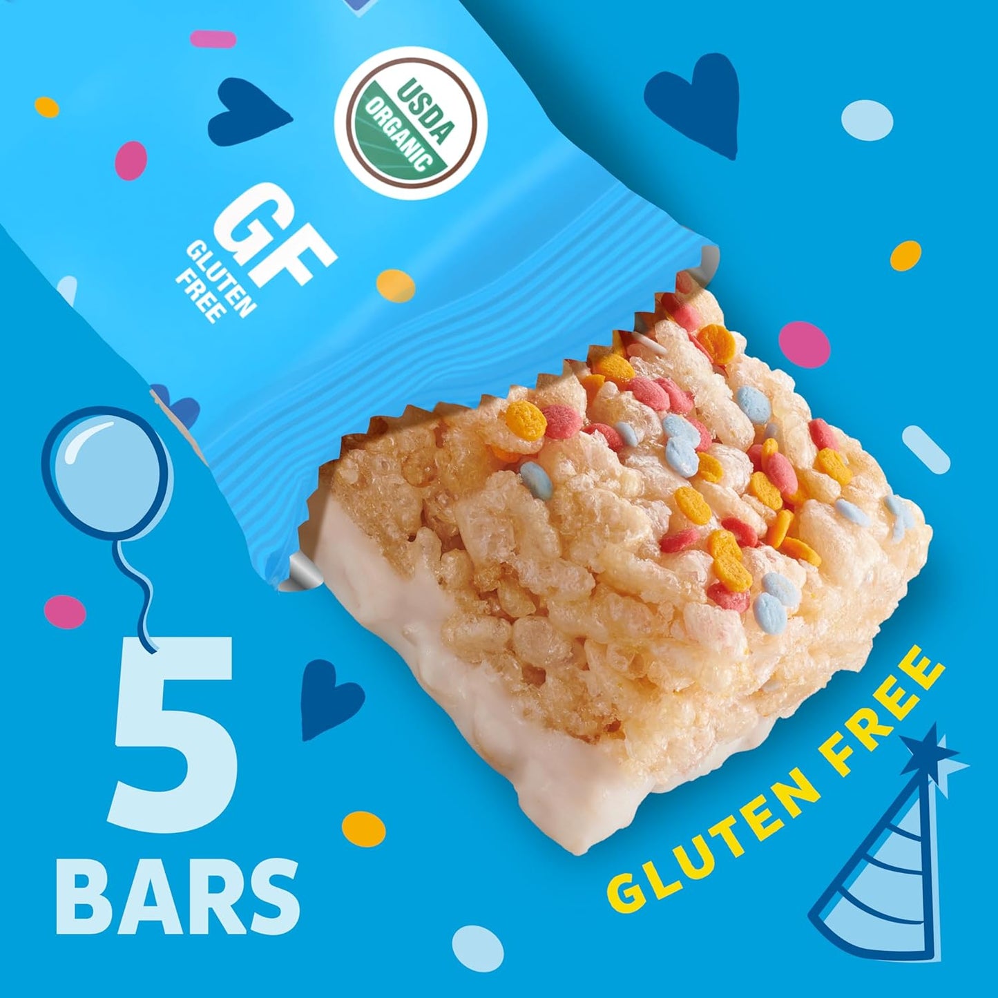 individually wrapped bars (5-count or 6-count packs and 12-pack bundles available)