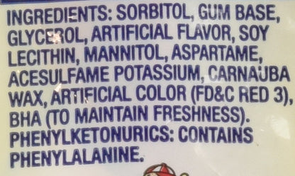individually wrapped bite-size pieces for freshness and portability
