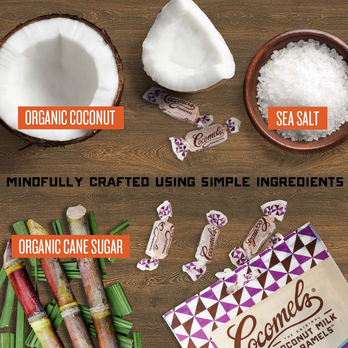 individually wrapped bite-size pieces for single-serve snacking