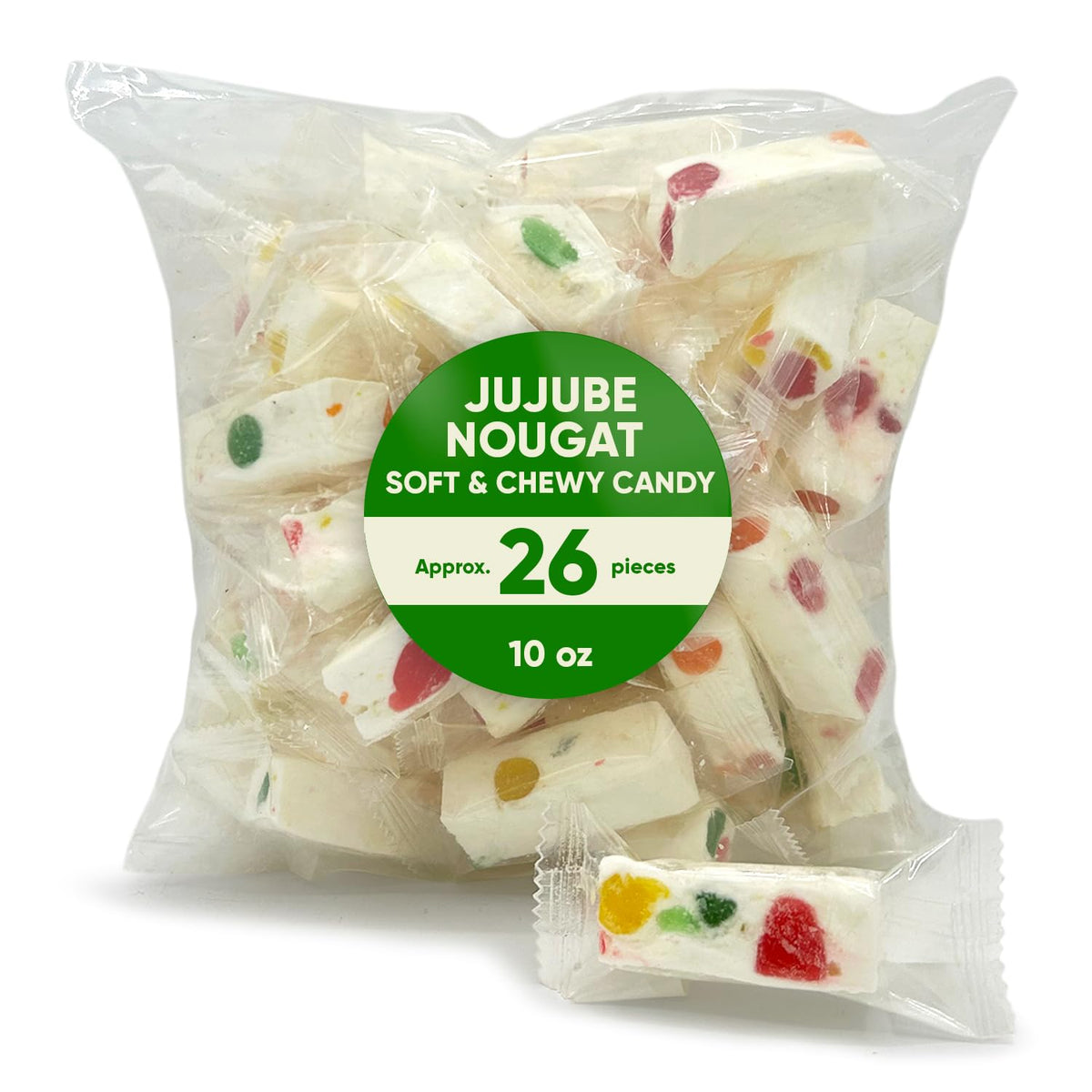 individually wrapped pieces for freshness and easy portioning