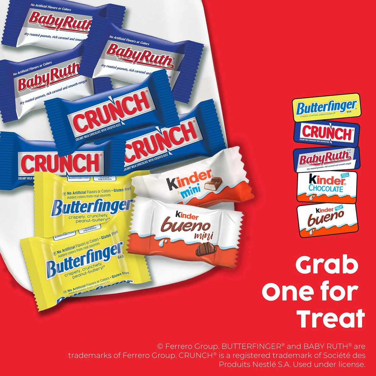 individually wrapped pieces in a resealable bulk bag to keep candy fresh across the halloween season