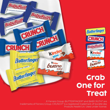 individually wrapped pieces in a resealable bulk bag to keep candy fresh across the halloween season