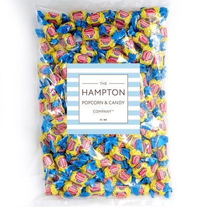 individually wrapped wrapper on every piece for freshness and easy distribution