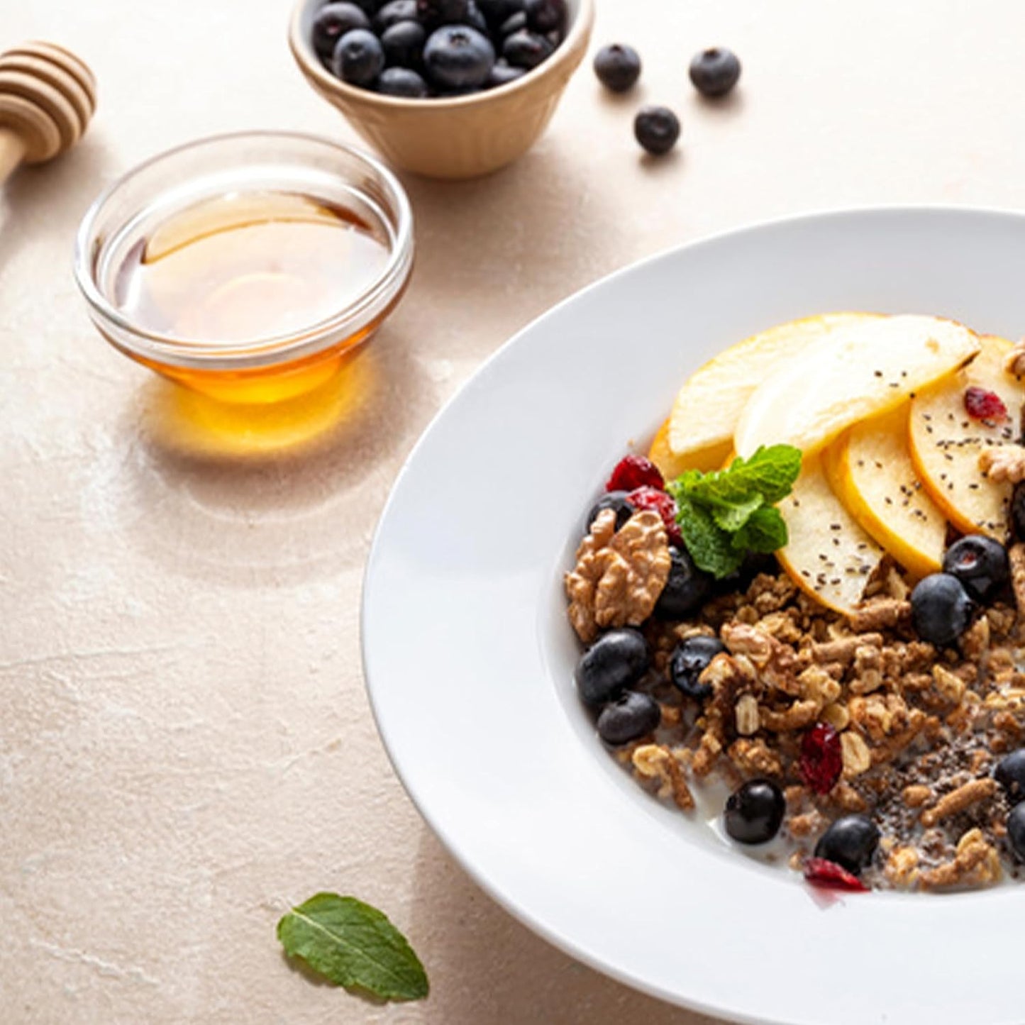 infused with chia seeds and goji berry powder for added superfood nutrition