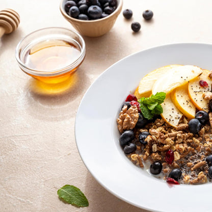 infused with chia seeds and goji berry powder for added superfood nutrition