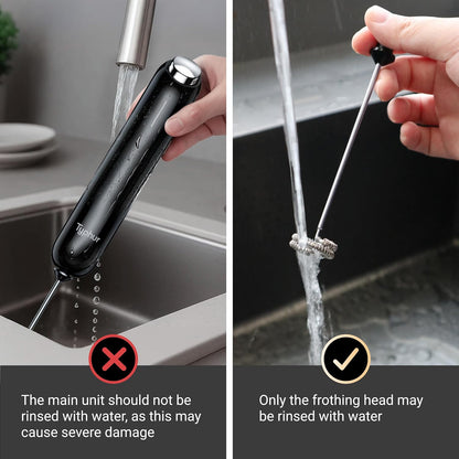 InstaWhisk Milk Frother – Break Room Upgrade for Busy Professionals, Fast Recharge and Splash-Free Mixing