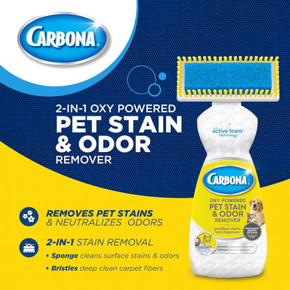 integrated 2-in-1 sponge and bristle applicator head on the bottle