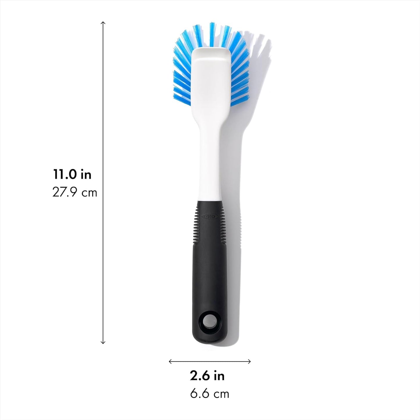integrated built-in scraper on the handle for lifting stubborn stuck-on food