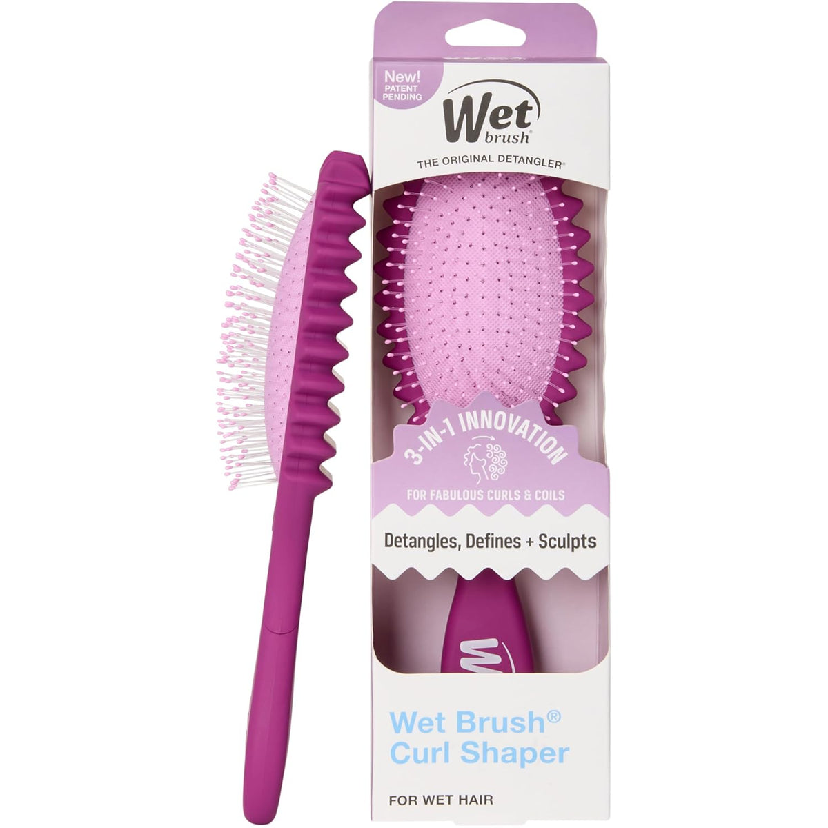 intelliflex bristles engineered to glide through wet hair with up to 55% less breakage