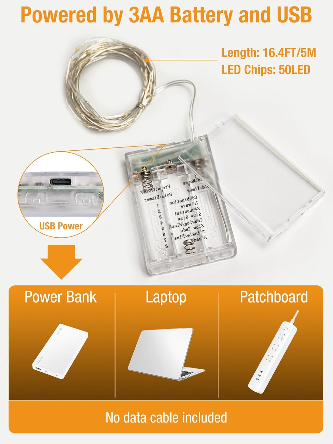 ip-rated waterproof wire (battery box excluded) for indoor and outdoor use