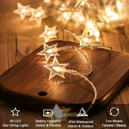 ip44 waterproof pvc star construction for indoor and outdoor use