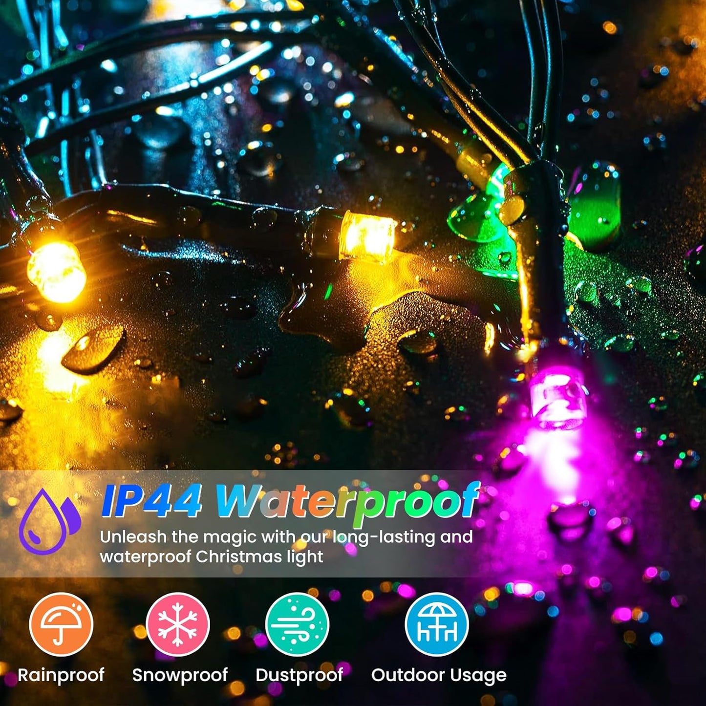 ip44 waterproof rating for outdoor use in rain and snow