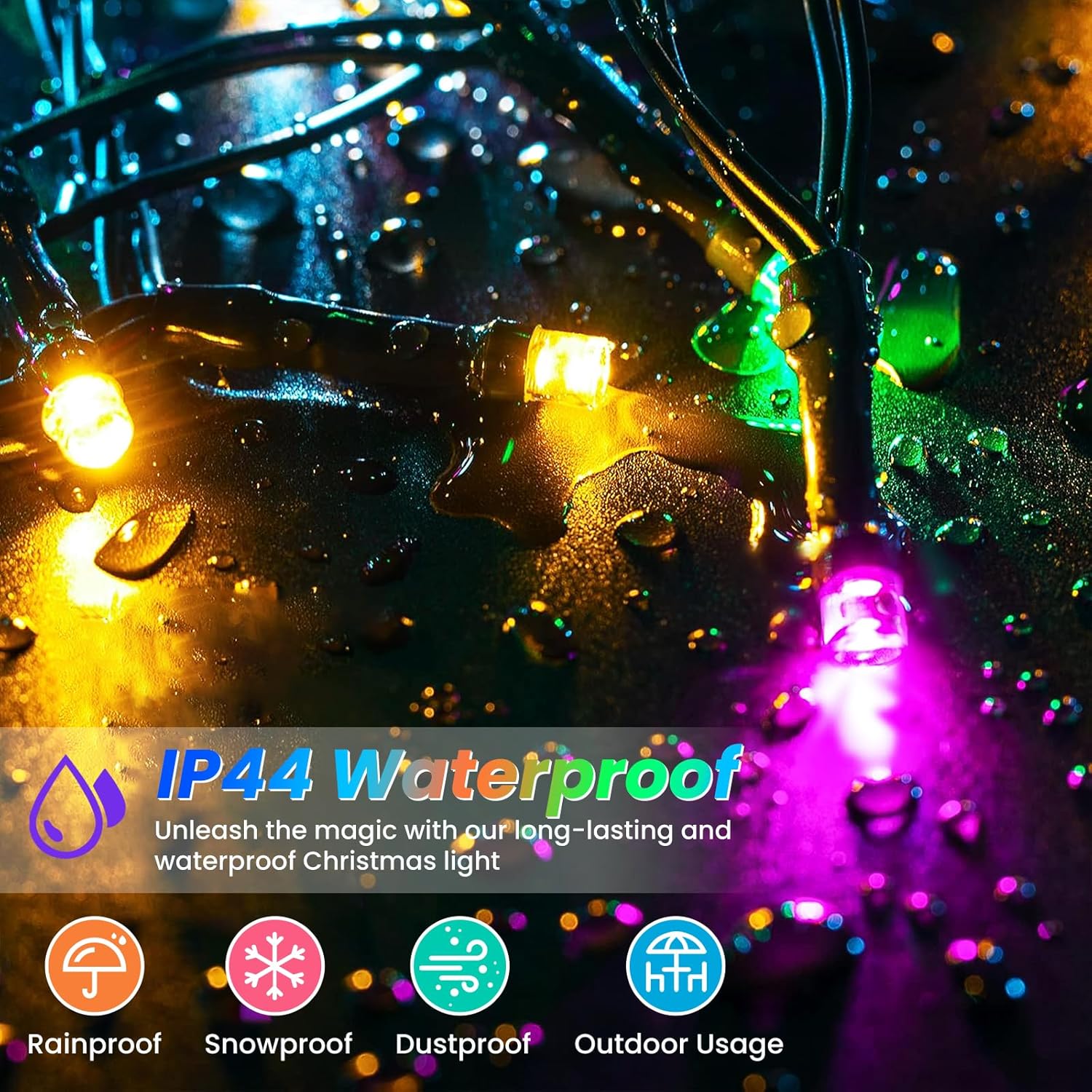 ip44 waterproof rating for outdoor use in rain and snow