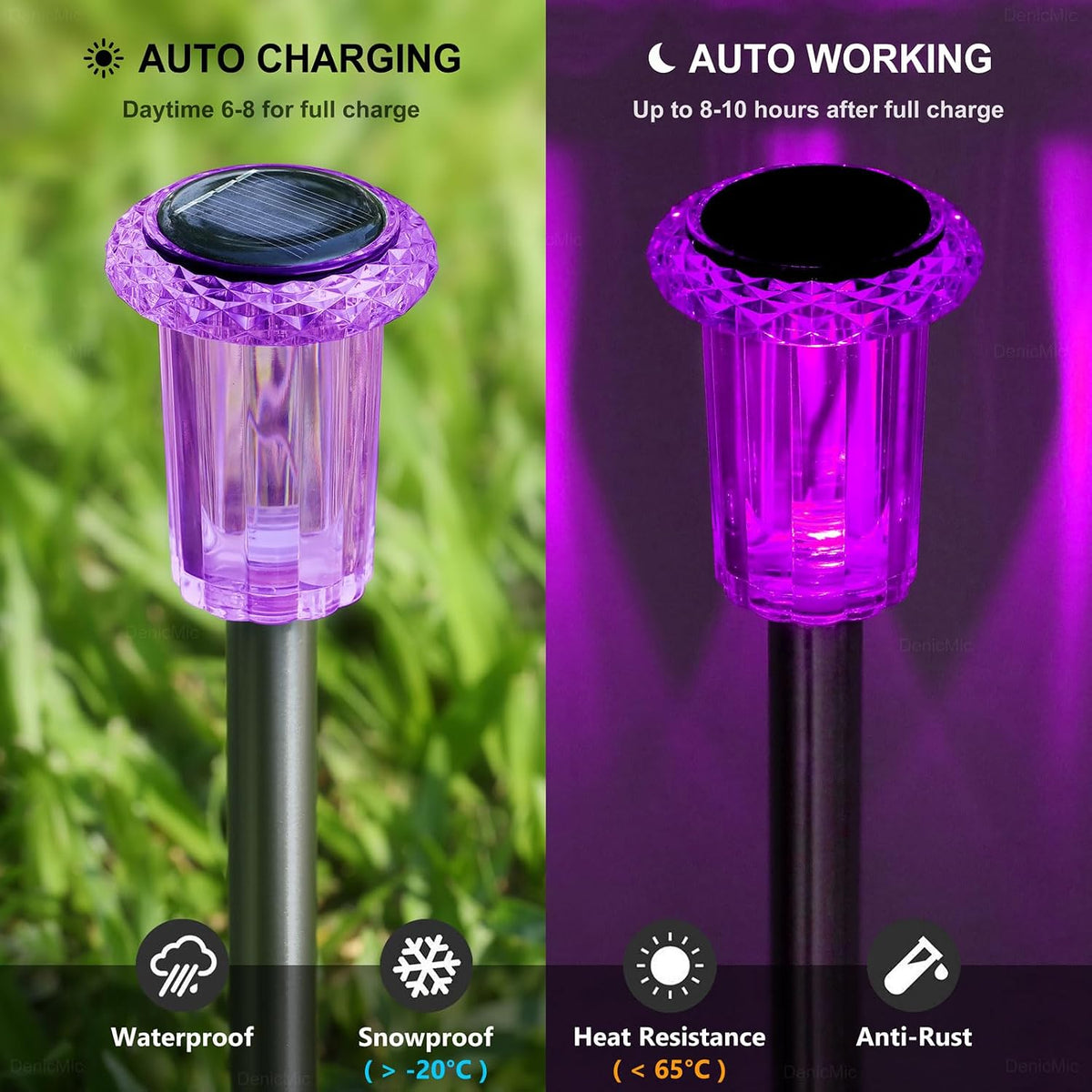 ip65 waterproof, dustproof, and rustproof construction for all-weather outdoor durability