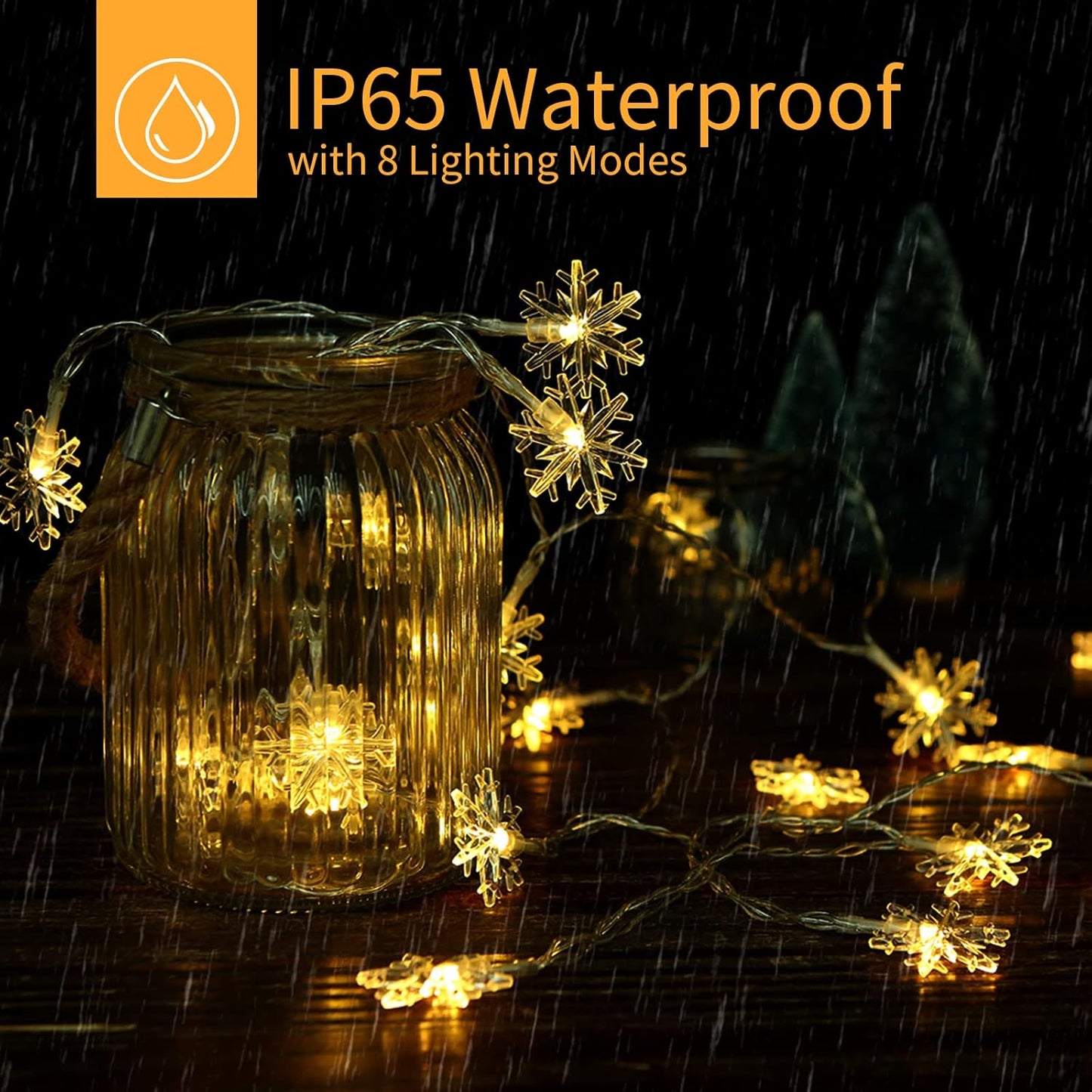 ip65 waterproof rating on all components for indoor and outdoor use
