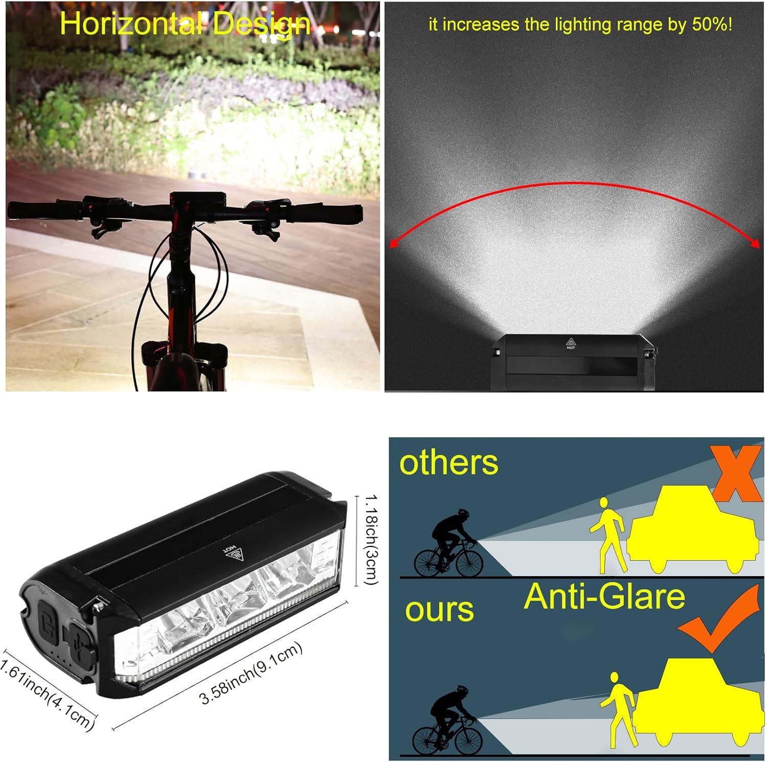 ipx5 waterproof rating with high-strength aluminum alloy and reinforced acrylic housing