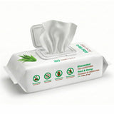 Best Pet Supplies Hypoallergenic Pet Wipes - pH-Balanced Lavender and Vitamin E for Calming Bath-Time Routines