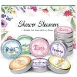 Linkax Men's Shower Steamers 8 Pieces, Woody and Refreshing Scents for a Personalized Fragrance Routine