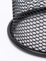 HSYMQ Open Mesh Pen Holder – Sleek Desk Decor Organizer for Industrial Modern Interior Setups