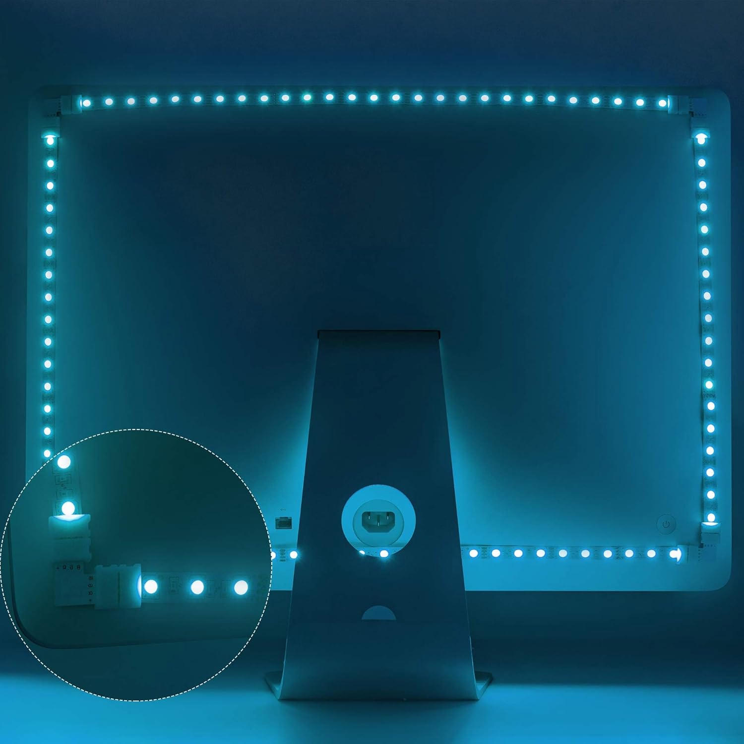 JACKYLED Minimal-Hardware LED Strip Corner Connectors for Clean Lines in Studio and Rental Space RGB Projects