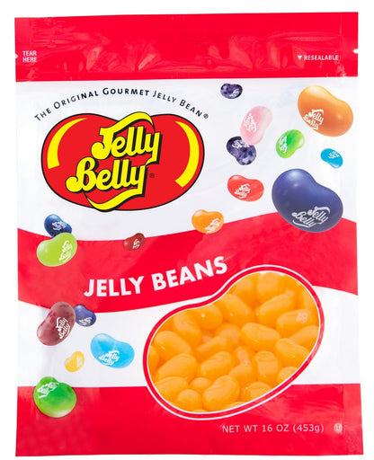 Jelly Belly Cantaloupe Jelly Beans - 1 Pound (16 Ounces) Resealable Bag - Genuine, Official, Straight from the Source