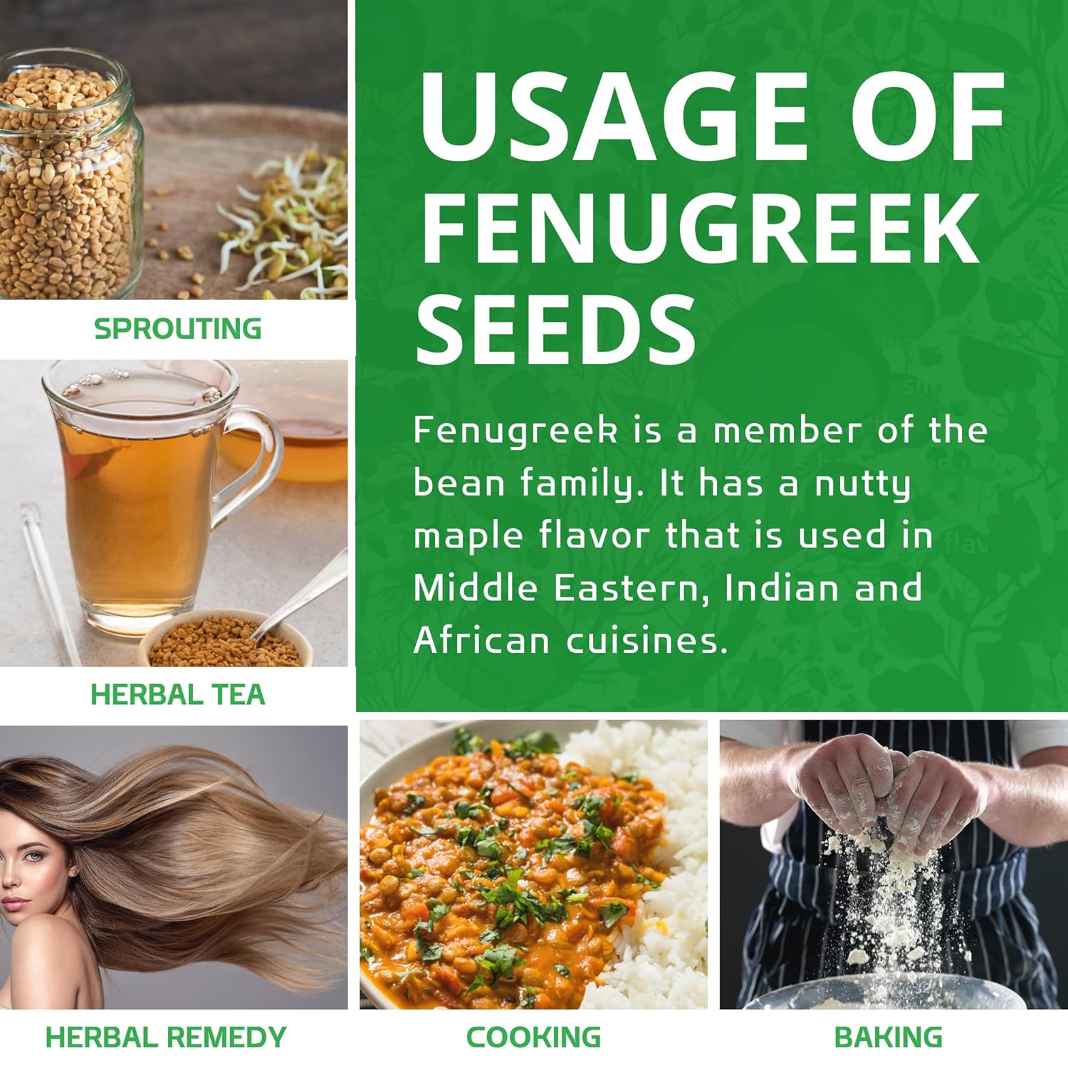 Jiva Organic Fenugreek Seeds 7 Ounce – Whole Methi Seeds for Hormone Health, Overnight Beauty Water & Self-Care Reset