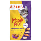 Meow Mix Original Choice Dry Cat Food – Kid-Approved Breakfast Nook Staple for the Family Cat, 3.15 lb Bag of Trusted Everyday Kibble