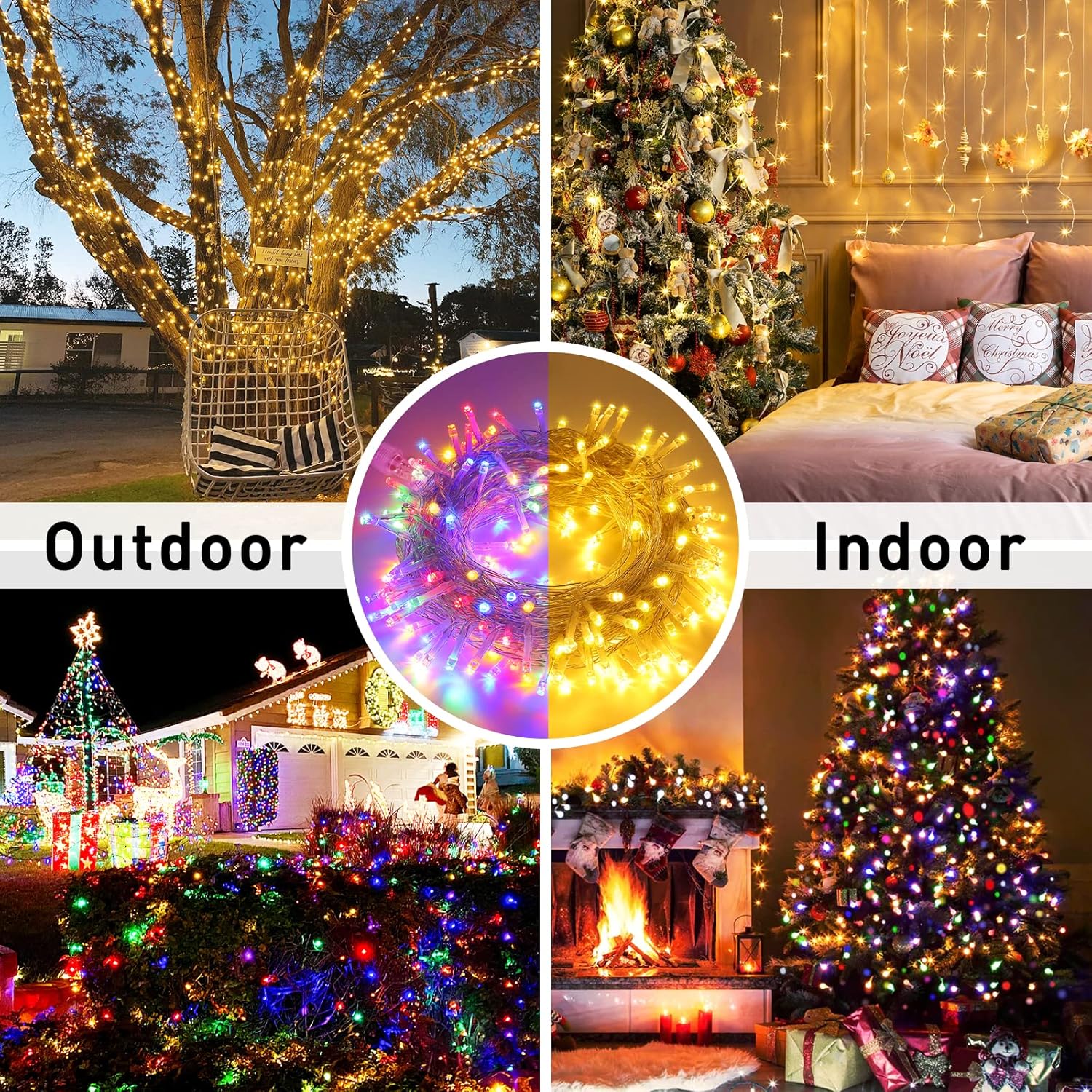 JMEXSUSS 66ft Color-Changing String Lights – 11 Mode Ambient Lighting for Bedroom, Living Room, and Cozy Home Aesthetic