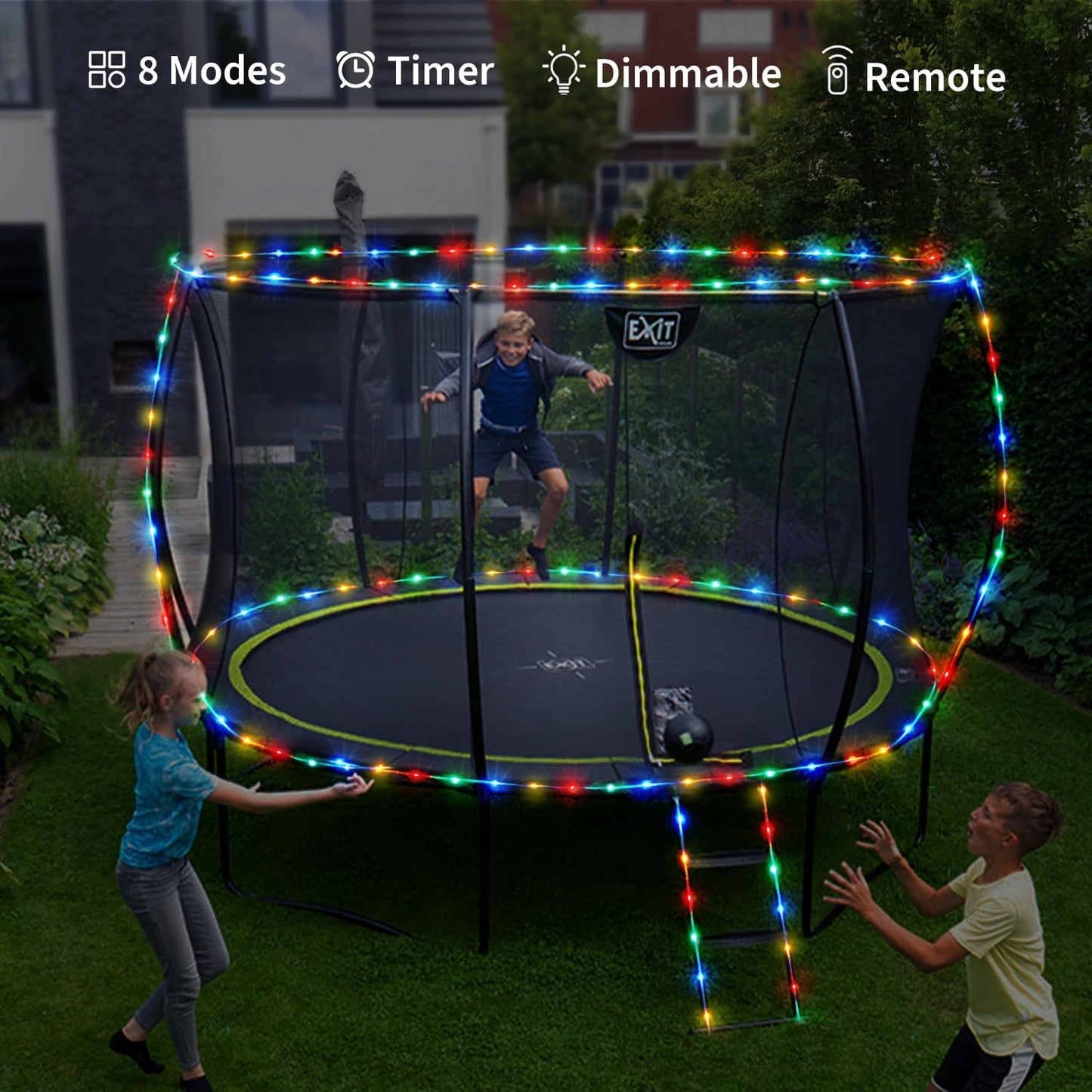 JMEXSUSS Family Safe Rope Lights – Battery Operated LED Lights for Kids Room, Nursery, and Holiday Tree