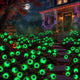 Halloween Decor Lights 8Pack-64LEDs Green