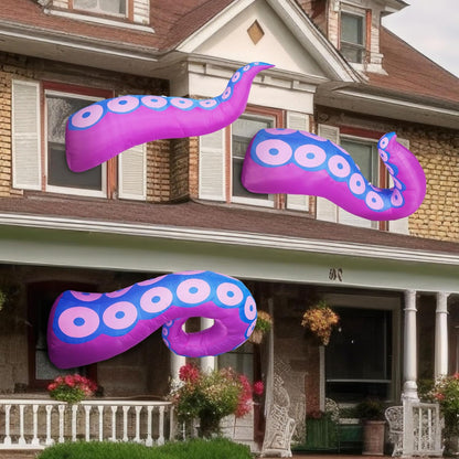 Joiedomi 3-Pack Octopus Tentacle Set – Family-Safe Front Porch Halloween Decoration for Trick or Treaters