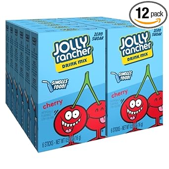 Jolly Rancher Watermelon Flavored Water Packets as a Fun Care Package for College Students and Teens, 72ct