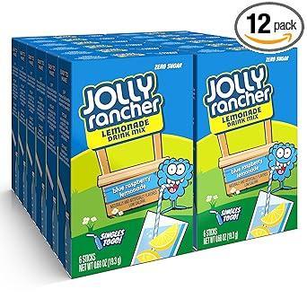 Jolly Rancher Watermelon Flavored Water Packets as a Fun Care Package for College Students and Teens, 72ct