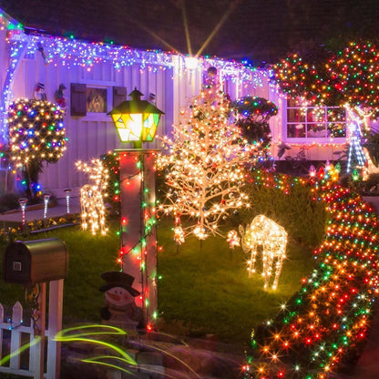 Joomer Color Changing Lights – Covered Porch and Garden Display with Timer Mode