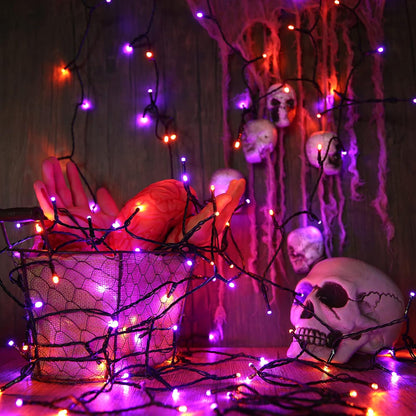 Joomer Halloween LED String Lights – Creative Gift for Halloween Lovers, Timer End-to-End Connectable