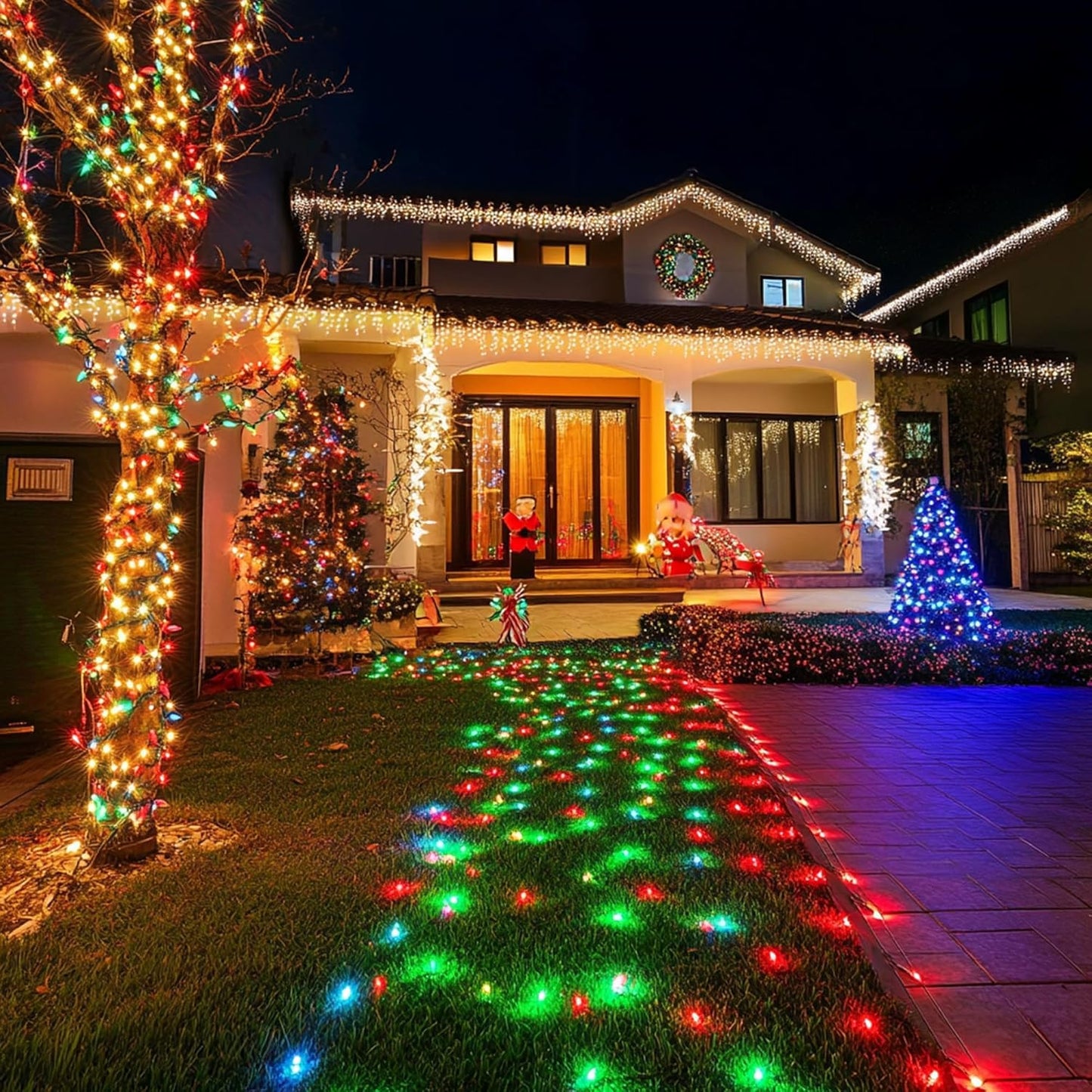 Joomer LED Christmas Lights – Weatherproof String Lights for Patio Dining and Garden Trees, Holiday Outdoor Lighting
