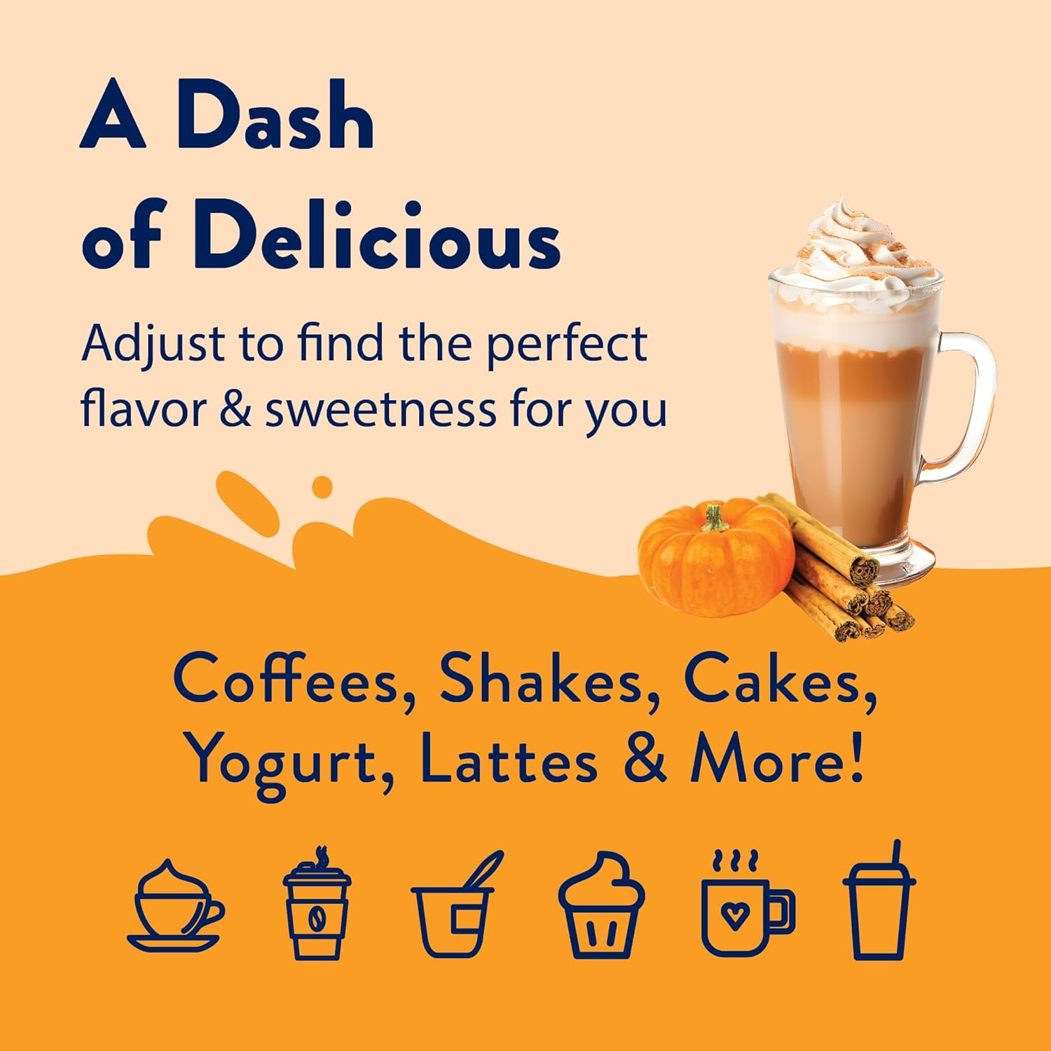 Jordan's Skinny Syrups Sugar Free Pumpkin Spice Syrup Thoughtful Birthday Gift for Her and Coffee Lovers