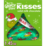 HERSHEY'S KISSES Grinch Milk Chocolate Christmas Candy, Effortless Treat for Clean Place Settings