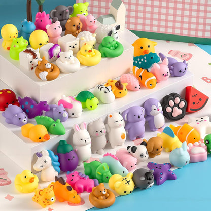 JoyPulse Squeezable Mochi Squishies 25 Pack – Durable Portable Toys for Outdoor Parties and Backyard Events