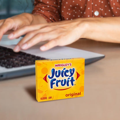 Juicy Fruit Gum Nostalgic Gift for Adults – 45 Count Bulk Pack of Original Chewing Gum