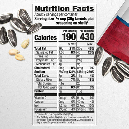 jumbo-sized sunflower kernels